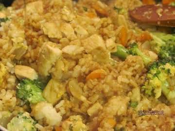 Chicken Broccoli Fried Rice Take out