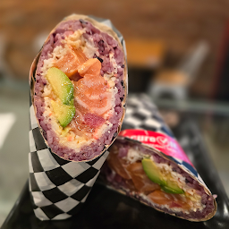 Purple Rice Superman Burrito