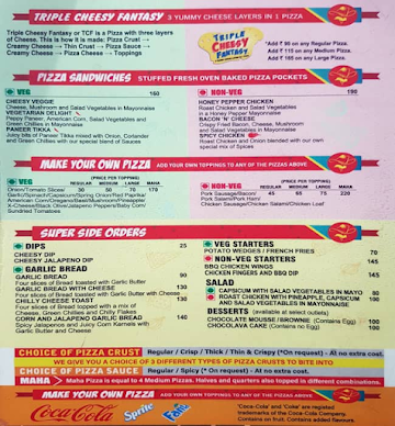 Smokin' Joe's menu 