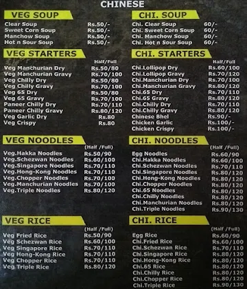 Hotel Tanishka menu 