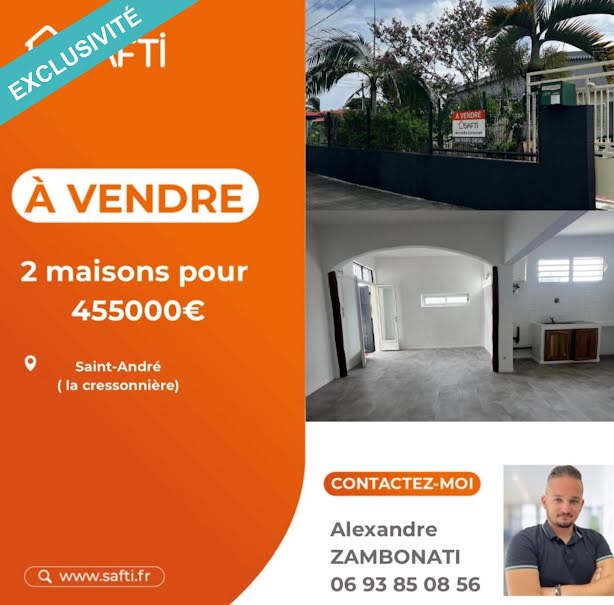 Vente maison 7 pièces 210 m² à Saint Andre (97440), 455 000 €