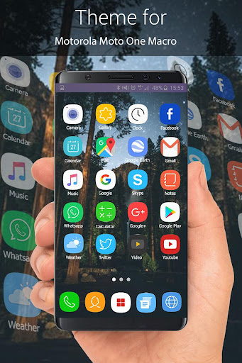 launcher Theme For Motorola Moto One Macro