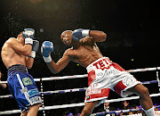 Zolani Tete taking on  Omar Andres Narvaez in this file picture. 