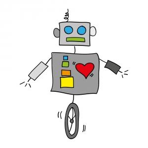 Robot With A Heart