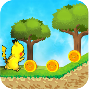 Run Pikachu Run : pika Jungle Adventures  Icon