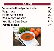 Singh Saheb Di Rasoi menu 1