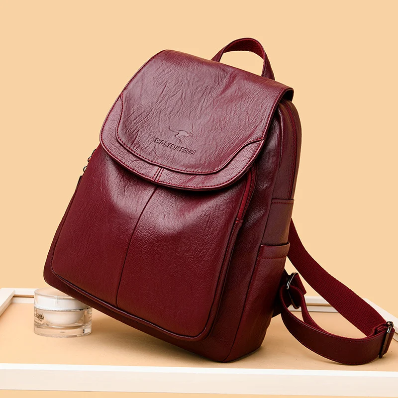 Mochila feminina de grande capacidade, all-match, de um ombro só, bolsa de viagem elegante, ideal para viagens, trabalho e uso diário.