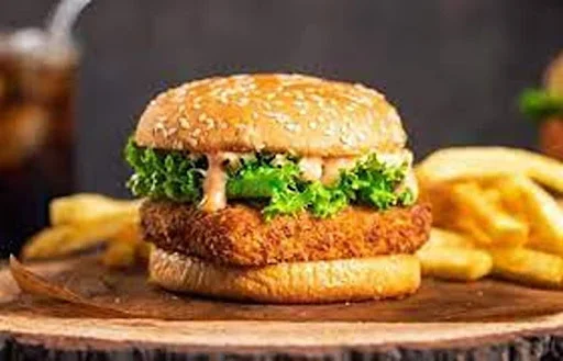 Veg Crispy Cheese Burger