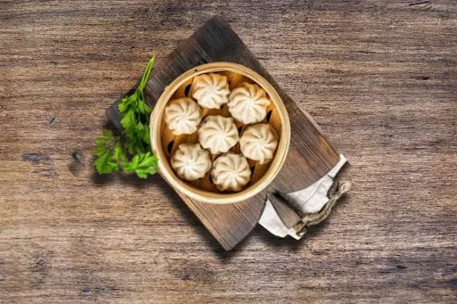 Chicken Steamed Momos [6 Pieces]