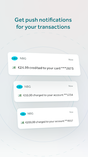 Screenshot NBG Mobile Banking