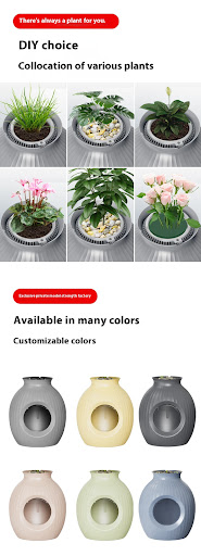 Title 6, Flower Pot Style Oversized Litter Box, Fully En...
