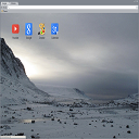 Snowy Landscape Theme 1280x720