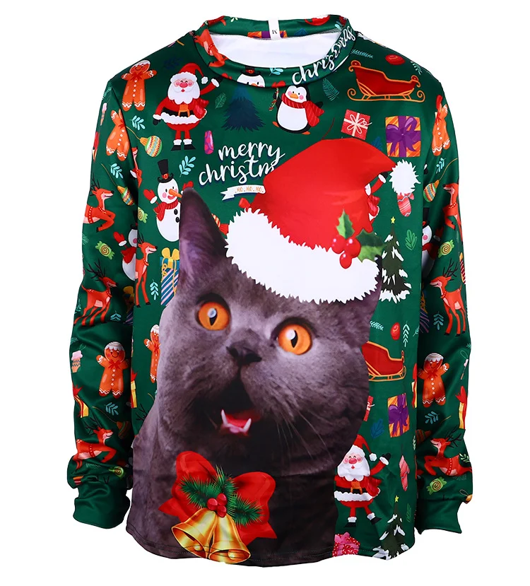 Ronde Hals Heren Gebreide Gedrukte Pullover Sweatshirt voor Comfort en Stijl, Ideaal voor Casual Wear en een Ontspannen Uitstraling