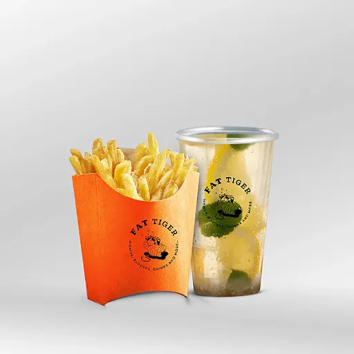 Large Fries Combo With Lemonade