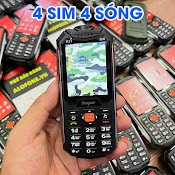 Điện Thoại 4 Sim 4 Sóng Pin 15000Mah Hope K31 Kiểu Dáng Hầm Hố Màn Hình 2.4Inch Loa To