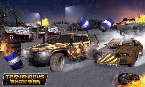Furious Death Car Snow Racing: Armored Cars Battle APK MOD screenshots 3