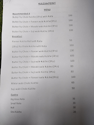 Kulcha Point menu 2