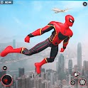 Icon Flying Spider Rope Hero Fight