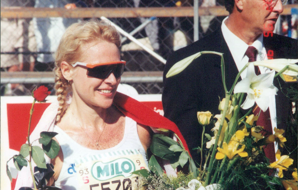 Tilda Tearle won the Comrades Marathon in 1993. Picture: PORTRAIT PLACE