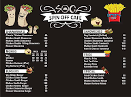 Spin Off Cafe menu 1