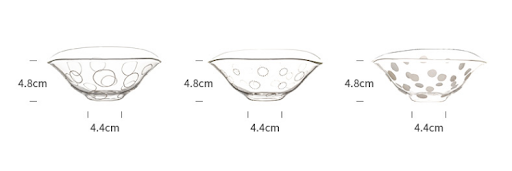 Title 1, Polka Dot Applique Dessert Salad Bowl for Home,...
