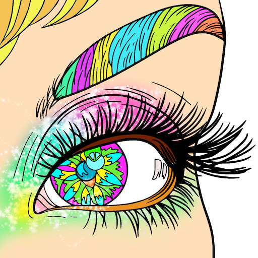 Adult Glitter Coloring Paint Book Free Style Color