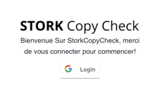 Stork Copy Check