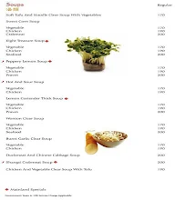 Mainland China menu 5