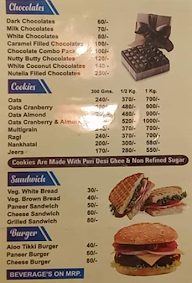 The Classic Oven menu 1