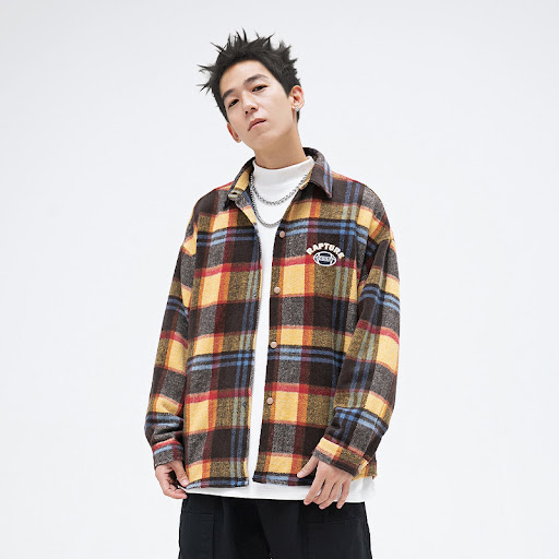Title 11, Vintage Embroidered Textured Long Sleeve Shirt,...