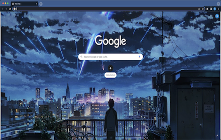 Anime Scenery chrome extension