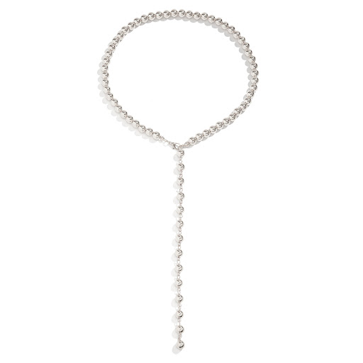 Title 14, Retro Round Beads Chain Beaded Simple Tassel Lo...