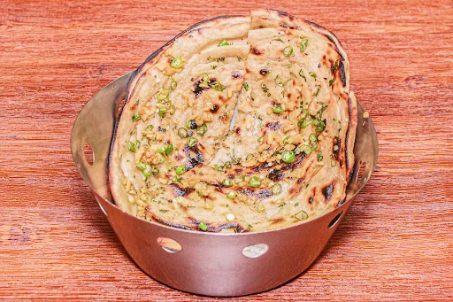 Green Chilli Garlic Paratha