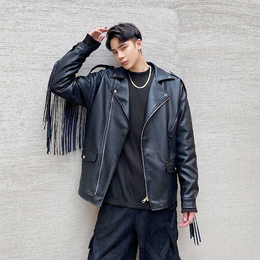 Title 4, Hair Stylist Autumn and Winter Leather Jacket T...