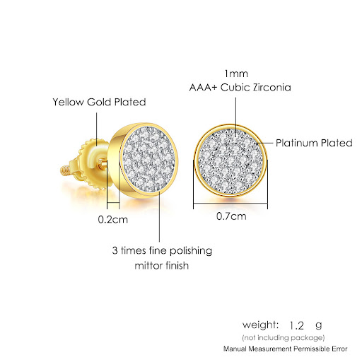 Title 1, Round Full Diamond Thread Auricular Needle Unis...