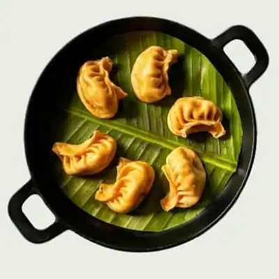 Cheesy Chicken Fried Momos - 6 Pcs