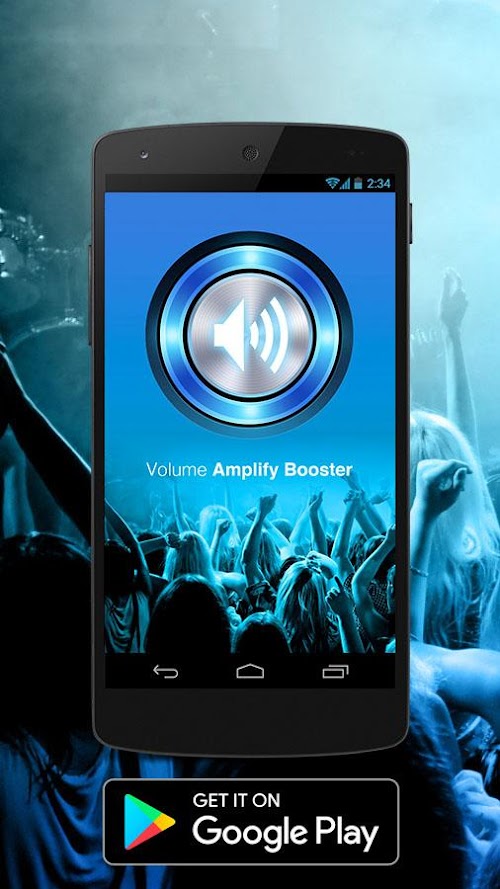Android application Volume Amplify Booster screenshort