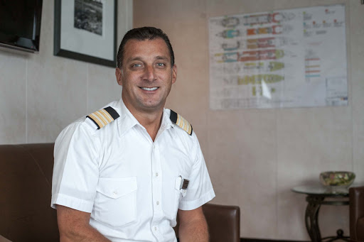 Stephane Coutouly, the food and beverages director on Celebrity Infinity. 