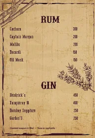 The Dark Barrel menu 3