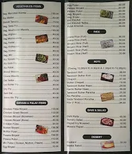 Cafe Savera menu 1