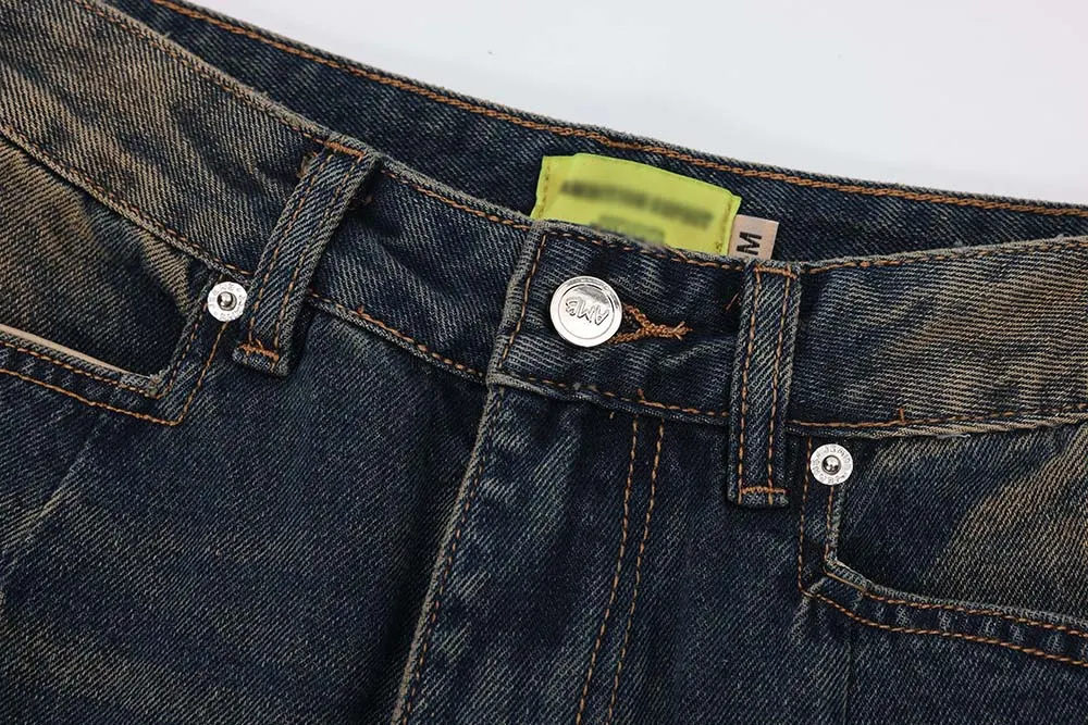 Title 15, Pantaloni dritti larghi da uomo con personalità...