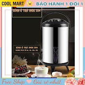 Bình Ủ Trà Sữa 3 Lớp Giữ Nhiệt Inox 6L, 8L, 10L, 12L Chất Lượng Cao