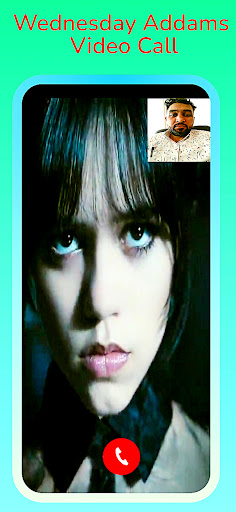 Screenshot Wednesday Addams Fake Call