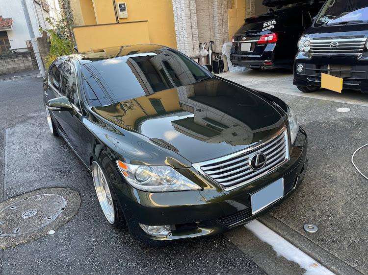 LSのモテる為のリメイク😘・婚活初心者仕様😊・寒くて洗車したくない🤔・緑が綺麗・苔のむすまでに関するカスタム事例の投稿画像1枚目