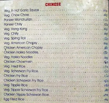 Samruddhi menu 