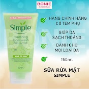 Combo Sữa Rửa Mặt, Tẩy Trang, Toner Simple