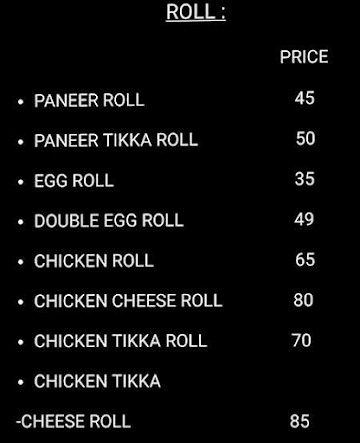 Shahi Tandoor menu 