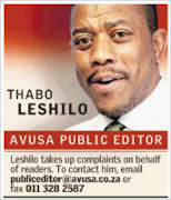 Thabo Leshilo.
© Sowetan