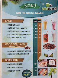 Coco Punch menu 1