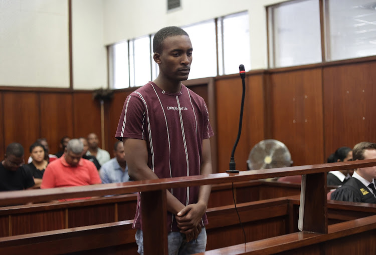 Durban metro police constable Sizwe Ngema appeared in the Durban magistrate's court for the murder of his pregnant girlfriend, Yolanda Khuzwayo.